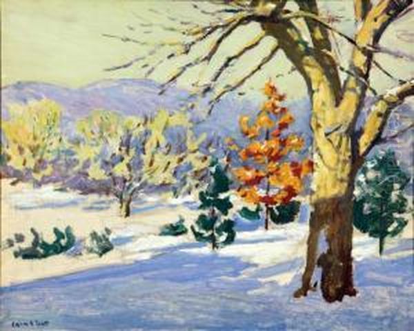 Winter Oil Painting by Colin Alexander Scott