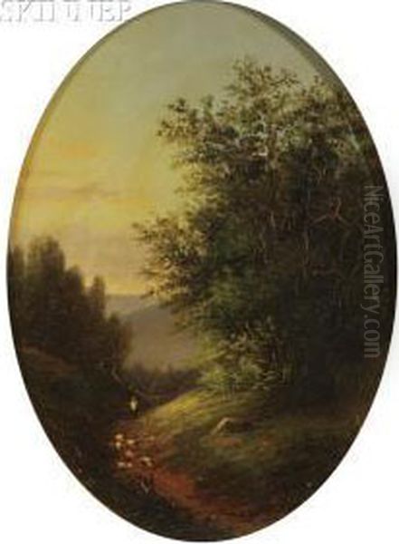 View In Conway, New Hampshire Oil Painting by John White Allen Scott