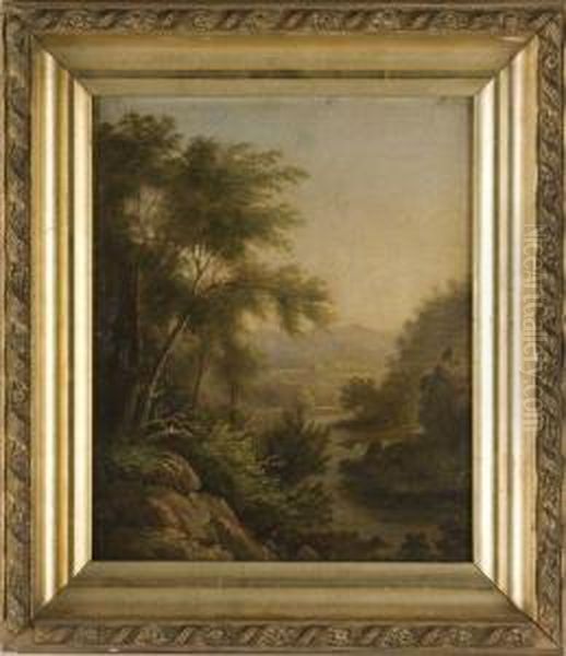 Landscape Oil Painting by John White Allen Scott