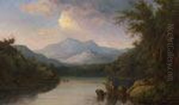 ''autumn In The White Mountains'' Oil Painting by John White Allen Scott