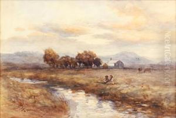 Near Haddington Oil Painting by James Scott Kinnear