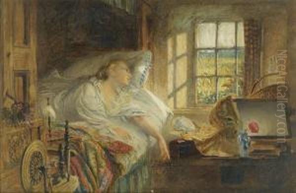 Thou Hast Left Me Ever, Jamie Oil Painting by William Bell Scott