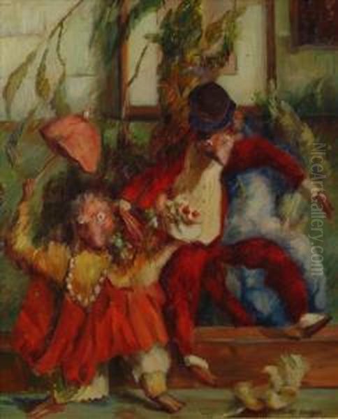 The Happy Couple Oil Painting by Elliott Seabrooke