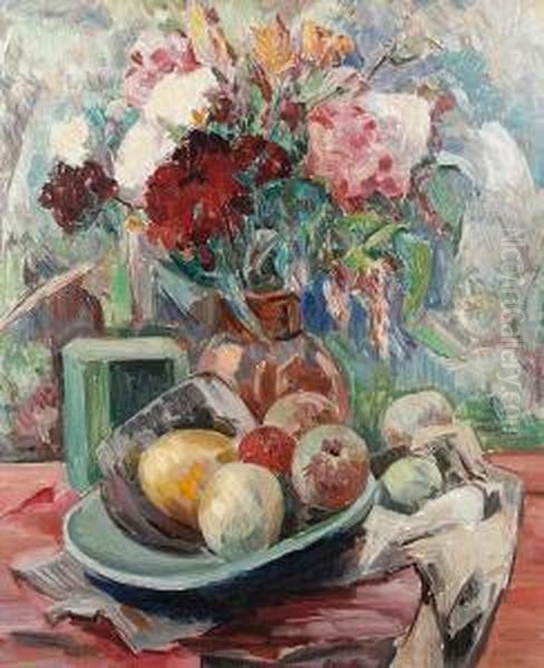 Flowers And Fruit by Elliott Seabrooke