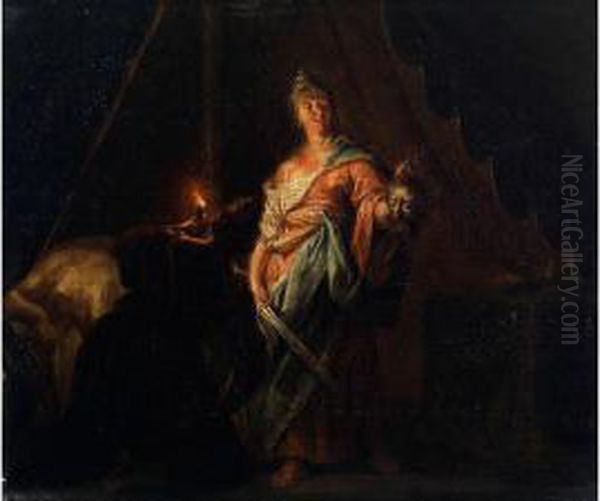 Judith Mit Dem Haupt Des Holofernes Oil Painting by Joseph Conrad Seekatz