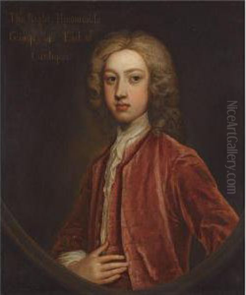 Portrait Of George, 4th Earl Of Cardigan, Later 1st Duke Of Montagu (1712-1790) Oil Painting by Enoch Seeman