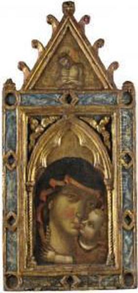 Madonna Col Bambino; Pieta Oil Painting by Niccolo Di Segna