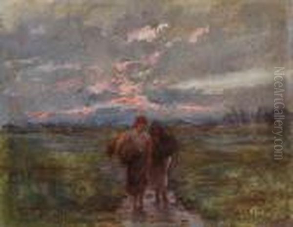 The Path Home Oil Painting by Alfred Seifert