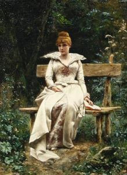 Day Dreaming Oil Painting by Alfred Seifert