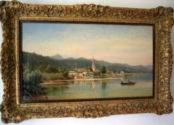 Seenlandschaft - Egern Am Tegernsee by Carl Friedrich Seiffert