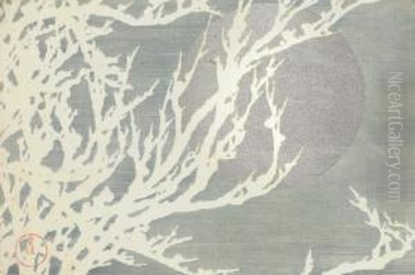 Chigusa (a Thousand Grasses) Oil Painting by Kamisaka Sekka