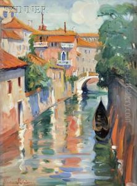 Rio Della Salute, Venice Oil Painting by Dixie Selden