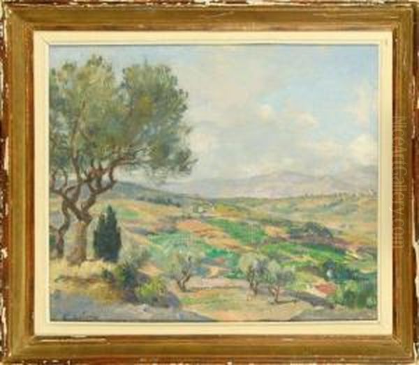 Paysage Du Midi Oil Painting by Eugene Benjamin Selmy