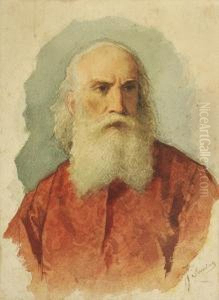 Busto Fiero Digaribal Oil Painting by Francesco Semino