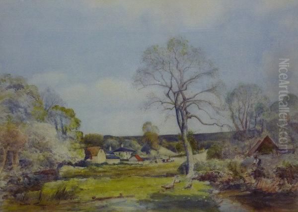 'burdale' North Yorkshire Oil Painting by Mark Senior