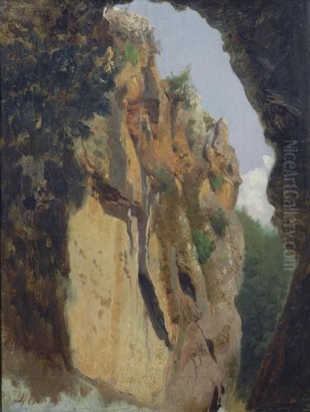 Paesaggio Roccioso Oil Painting by Pietro Senno