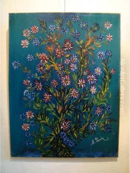 Fleurs Des Champ Oil Painting by Seraphine De Senlis