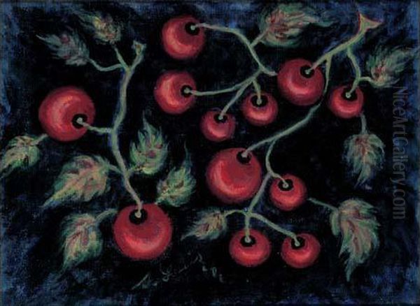 Les Cerises Oil Painting by Seraphine De Senlis