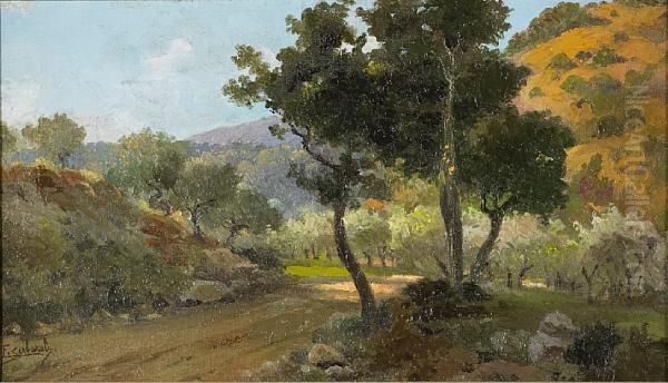 Landscape Oil Painting by Hector Ettore Serbaroli