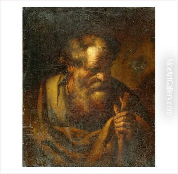 Saint Christophe Oil Painting by Giovanni Serodine