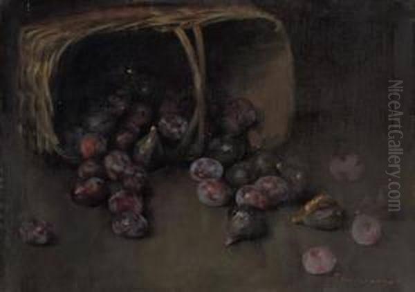 Natura Morta Oil Painting by Luigi Serralunga