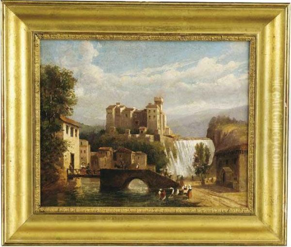 Vita Di Paese Oil Painting by Giovanni Serritelli