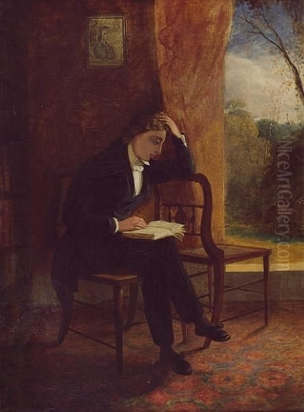 Keats, John ( Oil Painting by Joseph Arthur Palliser Severn