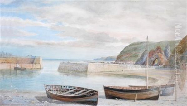 Cockburnspath, Berwickshire Oil Painting by Walter Severn