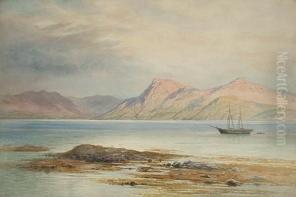 'loch Nevis'; 'loch Hourn' Oil Painting by Walter Severn