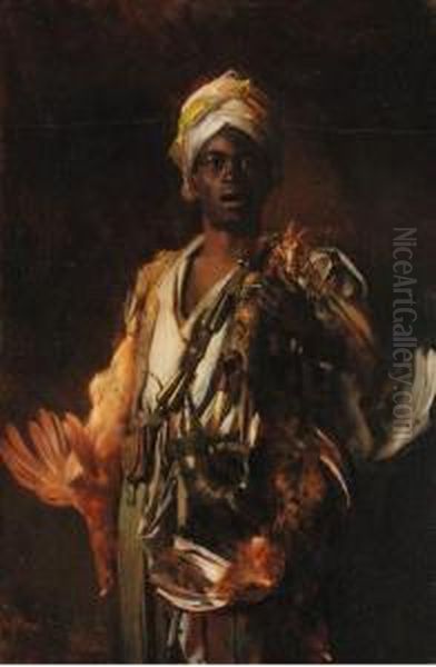 The Arab Hunter Oil Painting by George L. Seymour