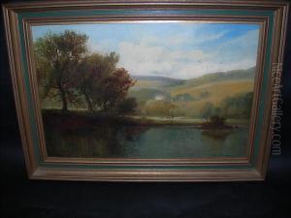 River Scenes Apair Oil Painting by Thomas, Tom Seymour