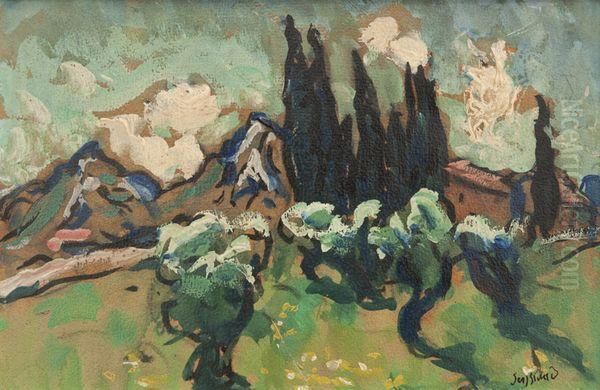 Les Alpilles by Rene Seyssaud