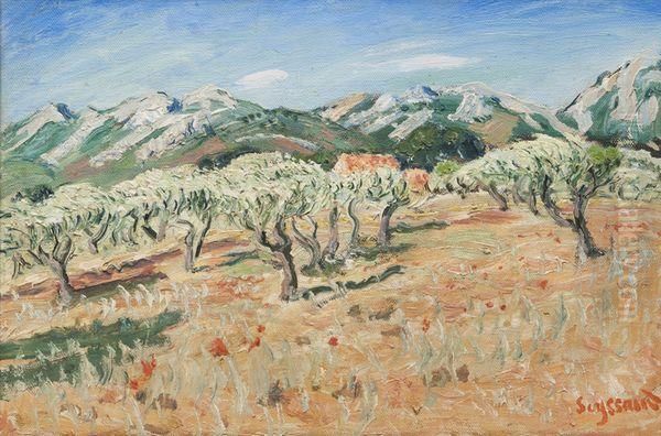 Les Alpilles by Rene Seyssaud