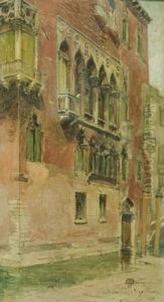 Palazzo Veneziano Oil Painting by Augusto Sezanne