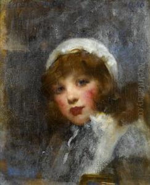 Off To School Oil Painting by James Jebusa Shannon