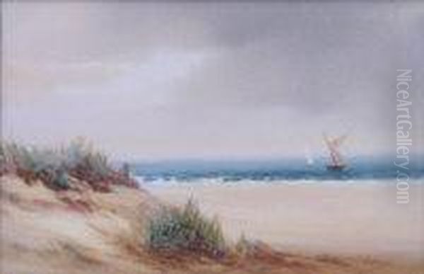 The Coast From The Sand Dunes Oil Painting by John Shapland