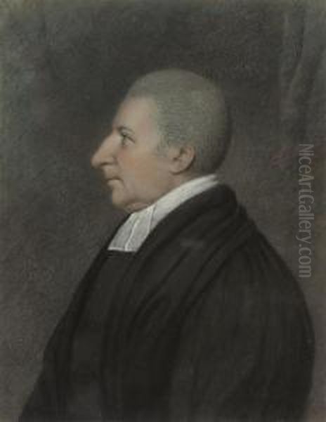 Portrait Of Prince Talleyrand, Bust Length, In Profile Oil Painting by James Sharples