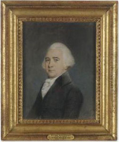 Portrait Of Elisha Boudinot Oil Painting by James I Sharples