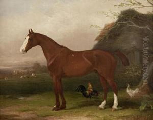 Hunter And Poultry Oil Painting by William Joseph Shayer