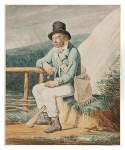 The Country Hunter Oil Painting by William Joseph Shayer