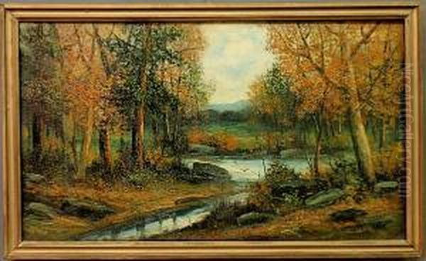 Autumn Landscape Oil Painting by Victor Shearer