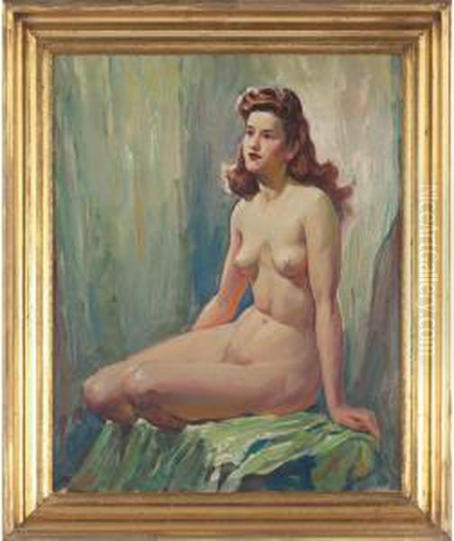 Nude Oil Painting by Glen C. Sheffer