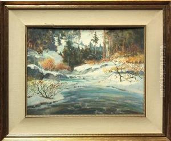 Crooked River County (study) Oil Painting by Peter Winthrop Sheffers