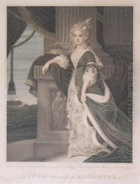 The Earl And Countess Of Kinnoul Oil Painting by Samuel Shelley