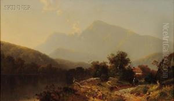 Mount Moriah Oil Painting by William Young Sheridan