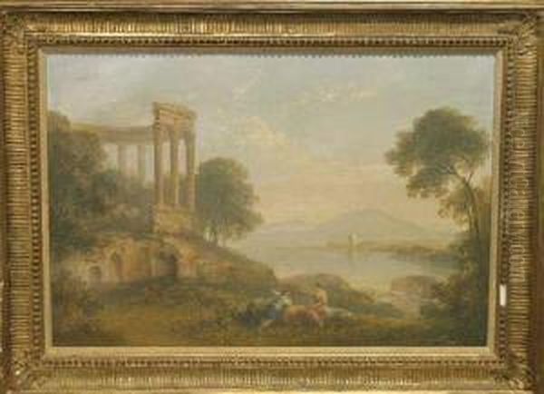 Classical Landscape Oil Painting by William P. Sherlock