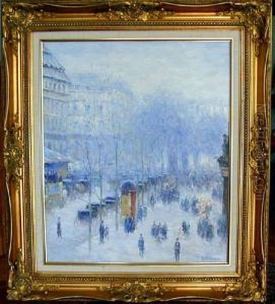 Paris Street Scene by Gail Corbett Sherman