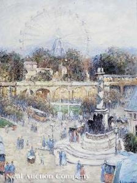 Ferris Wheel,paris by Gail Corbett Sherman