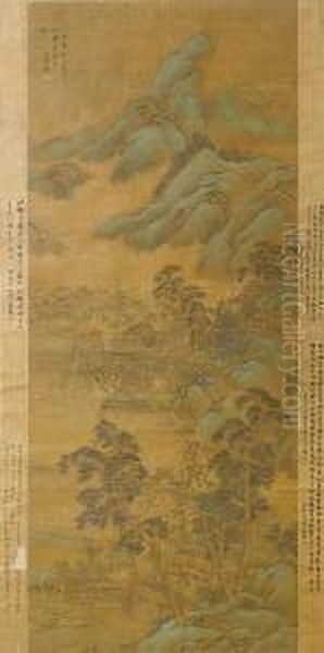 Landscape Oil Painting by Wang Shimin