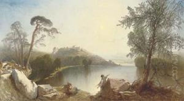 Sunshine On Llanberis, Wales Oil Painting by Henry Shirley